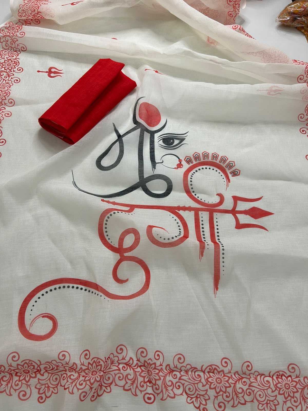 Linen Designer Saree 353