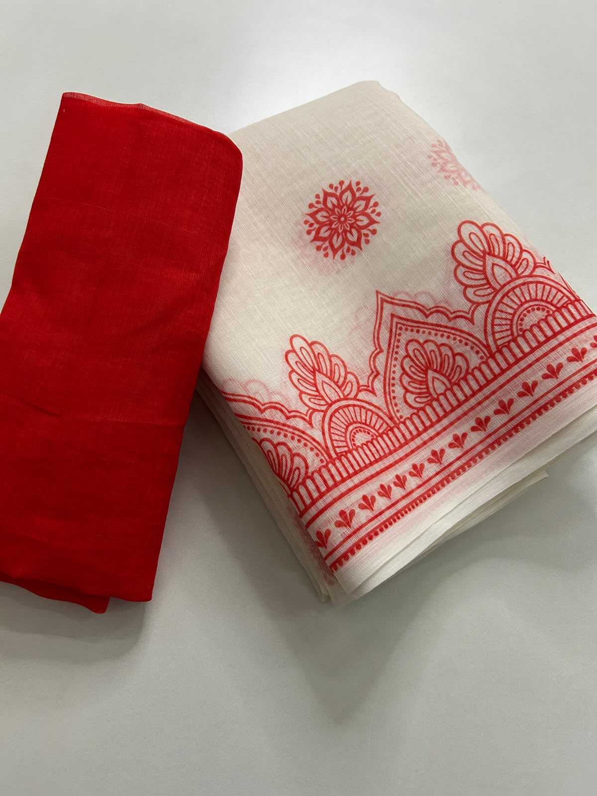 Linen Designer Saree 353