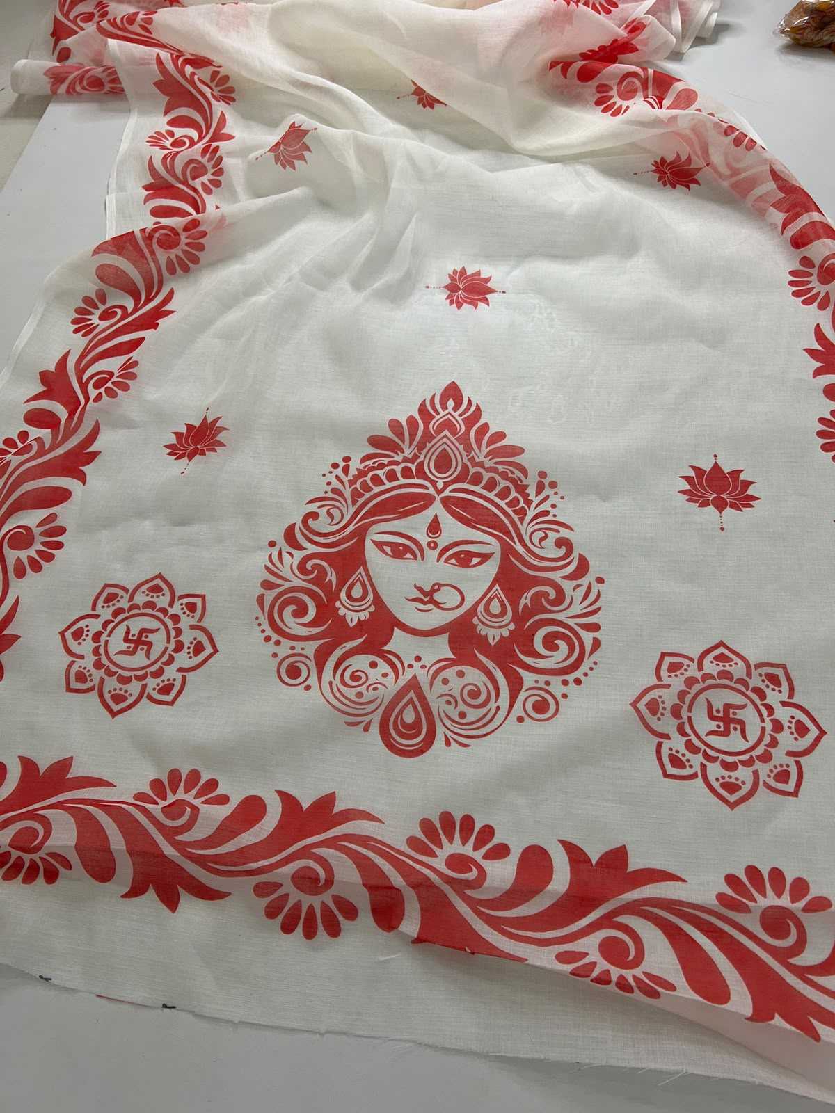 Linen Designer Saree 353