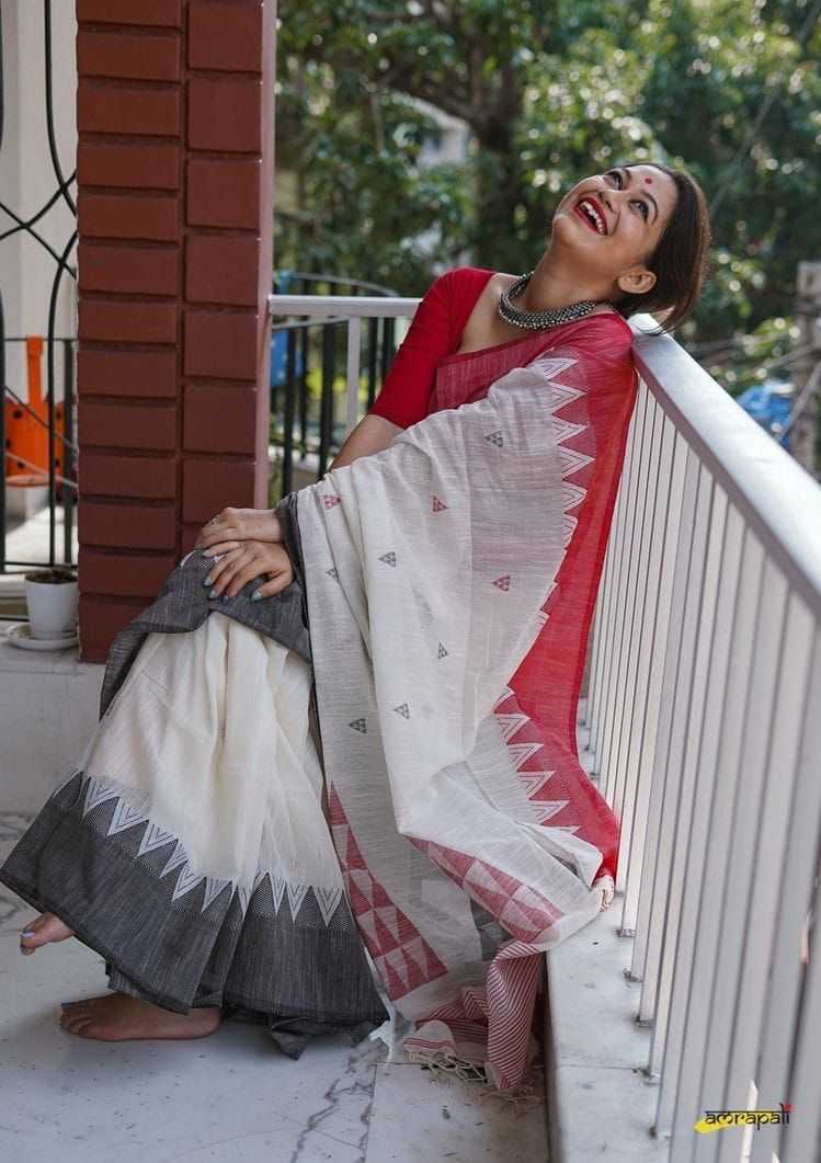 Chanderi Silk Printed Saree