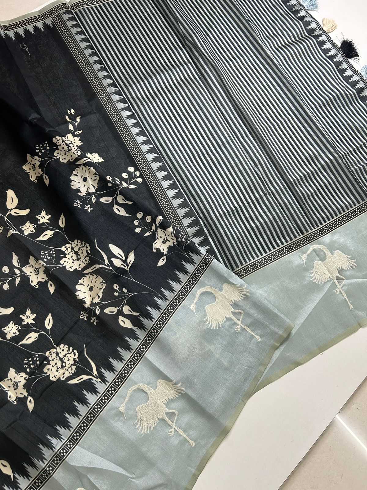 Tussar Silk Fancy Saree