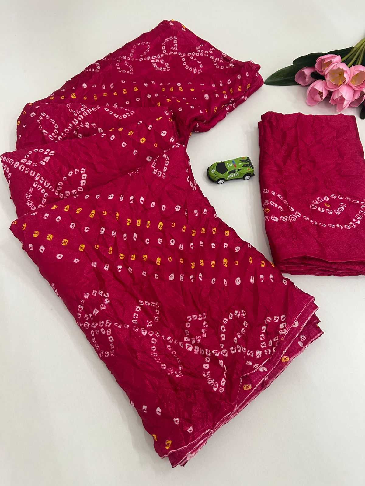 Bandhani Silk Fancy Saree