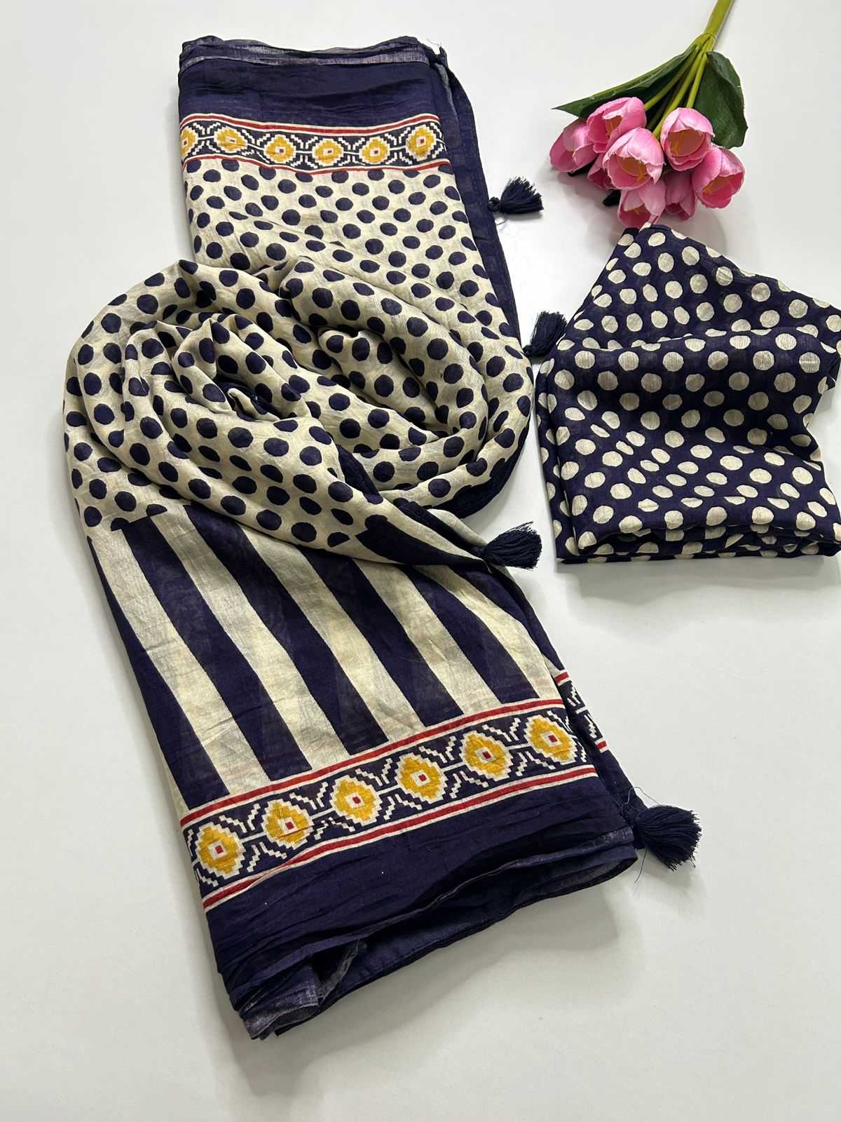 Chanderi Silk Fancy Saree