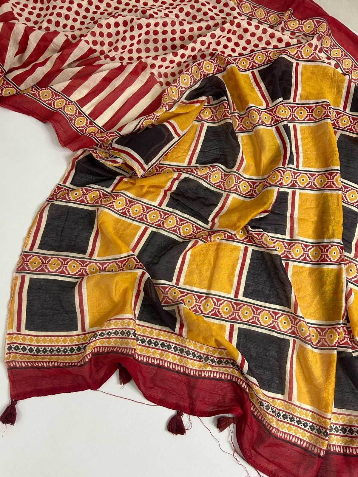 Chanderi Silk Fancy Saree