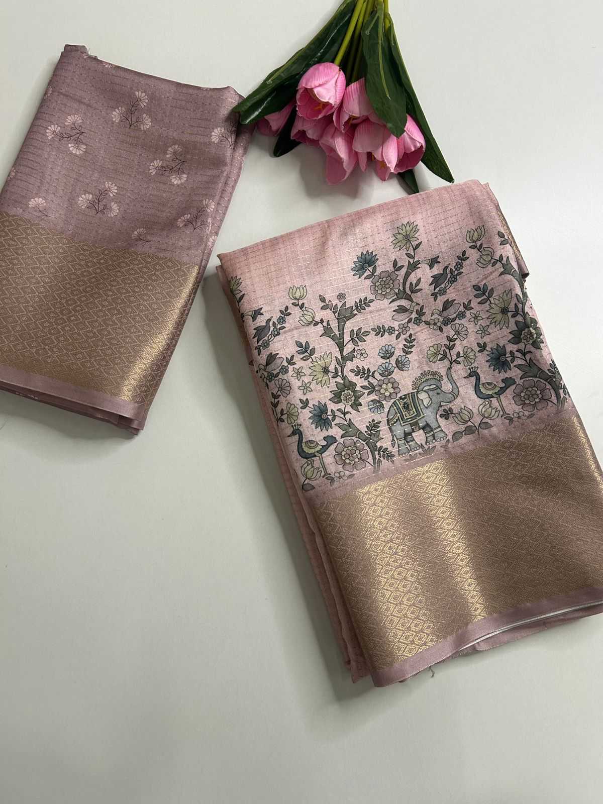 Dola Silk Printed Saree