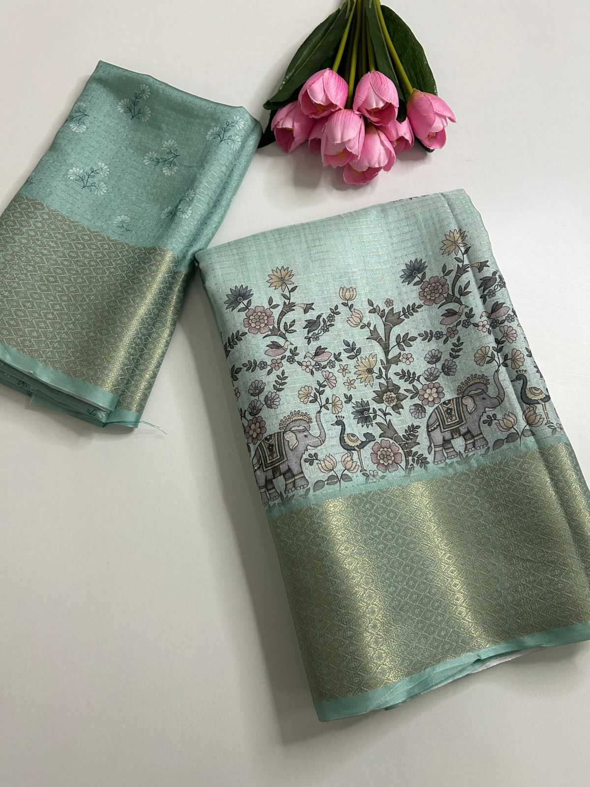 Dola Silk Printed Saree