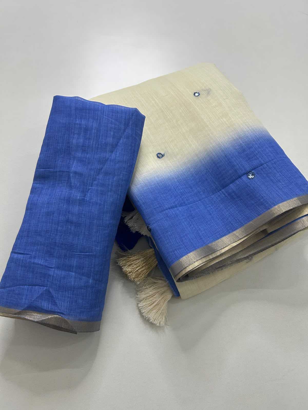 Linen Printed Saree JT-145091