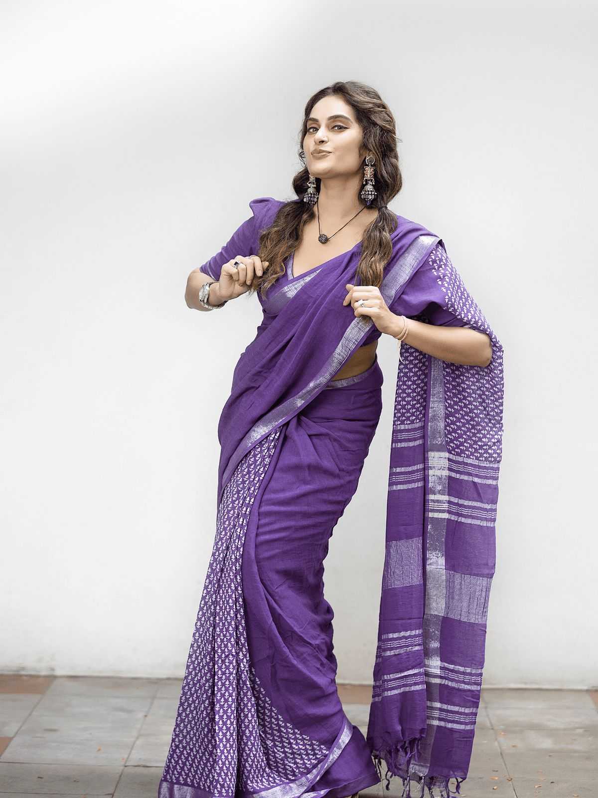 Printed Saree