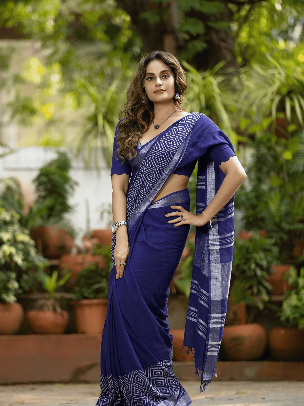 Printed Saree