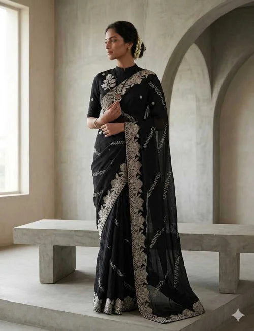 Ahaana Crush Silk Soft Saree