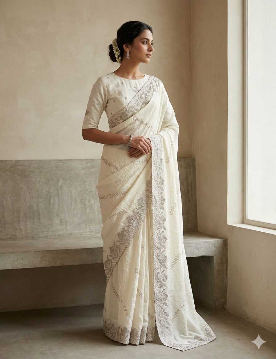 Ahaana Crush Silk Soft Saree