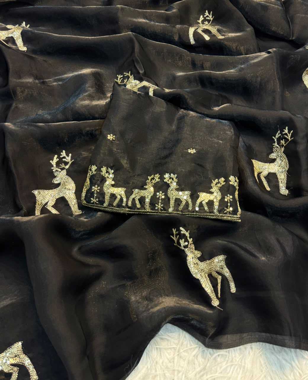 Space Silk Soft Saree