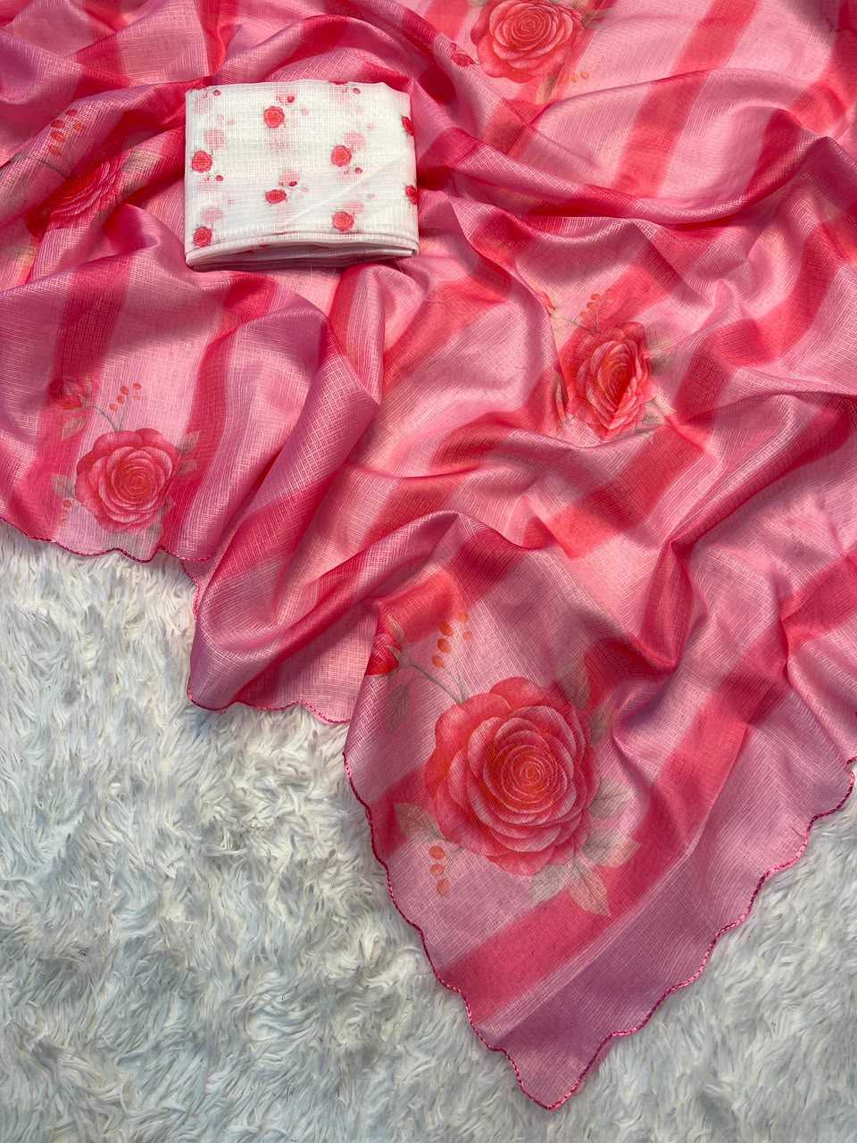 Kota Silk Printed Saree