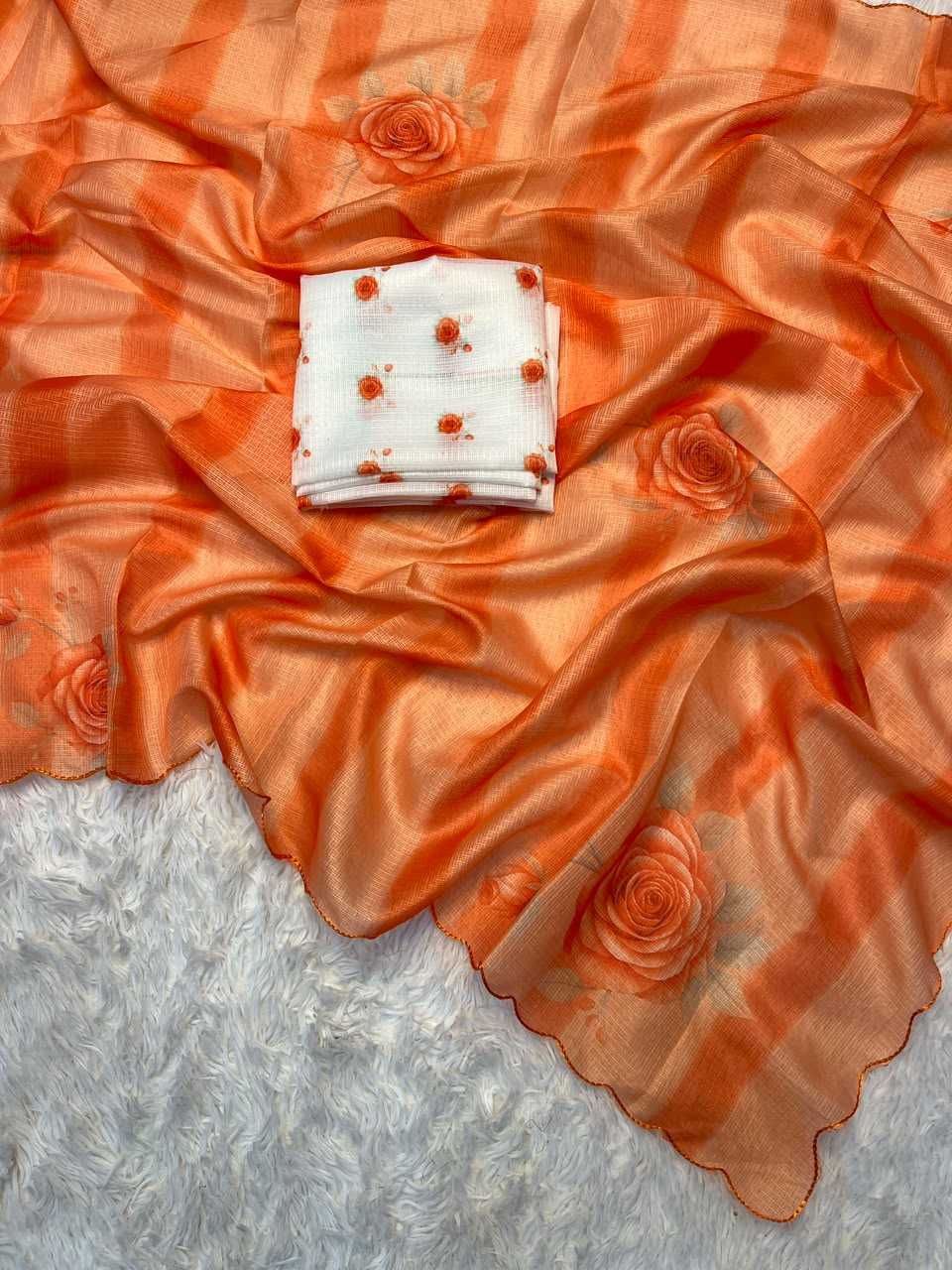 Kota Silk Printed Saree