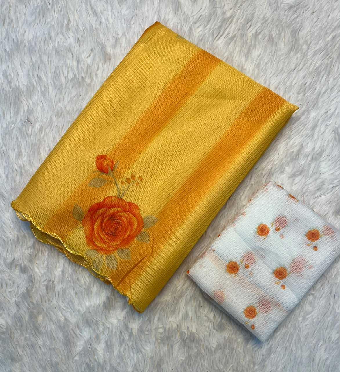 Kota Silk Printed Saree
