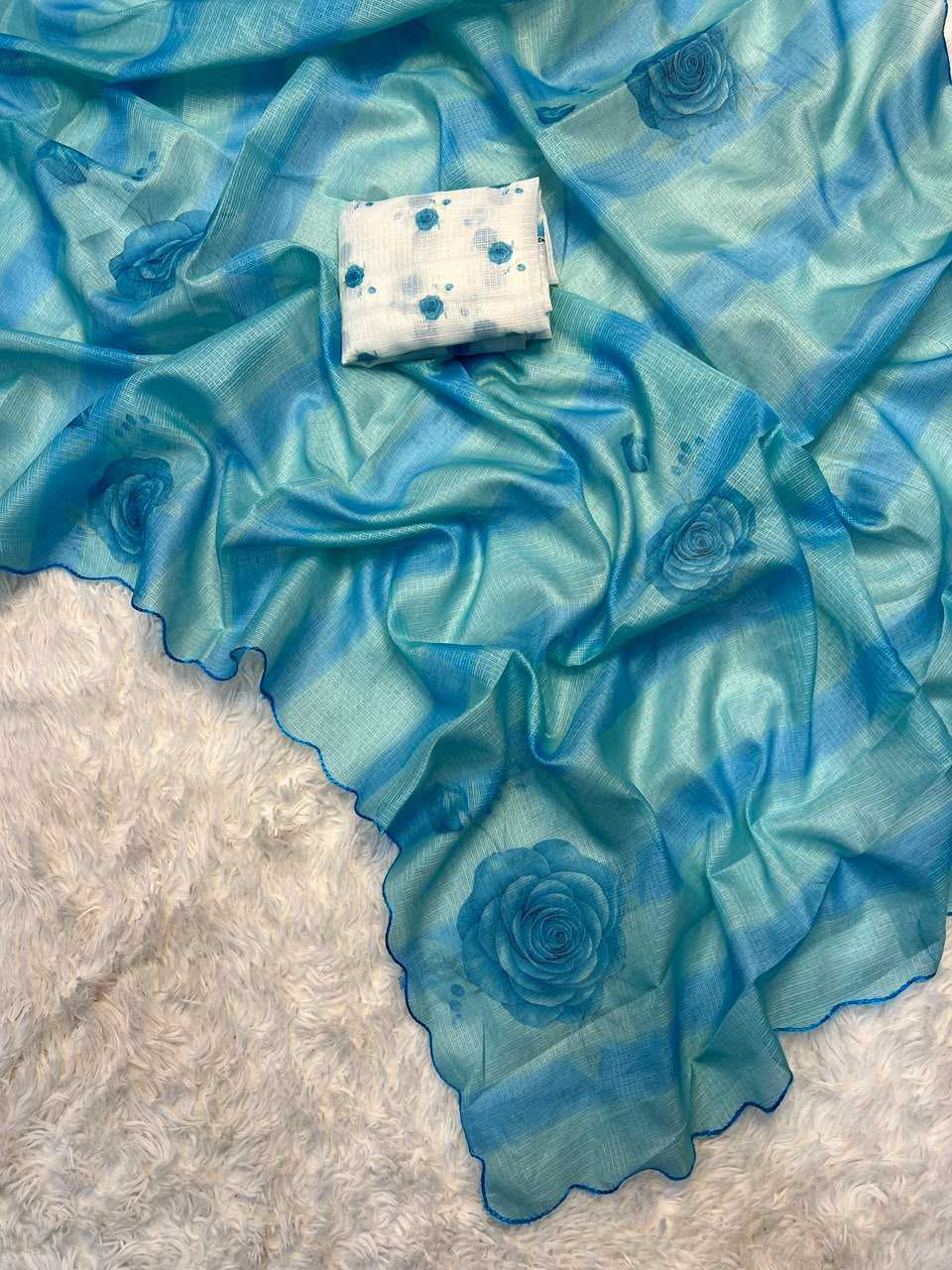 Kota Silk Printed Saree