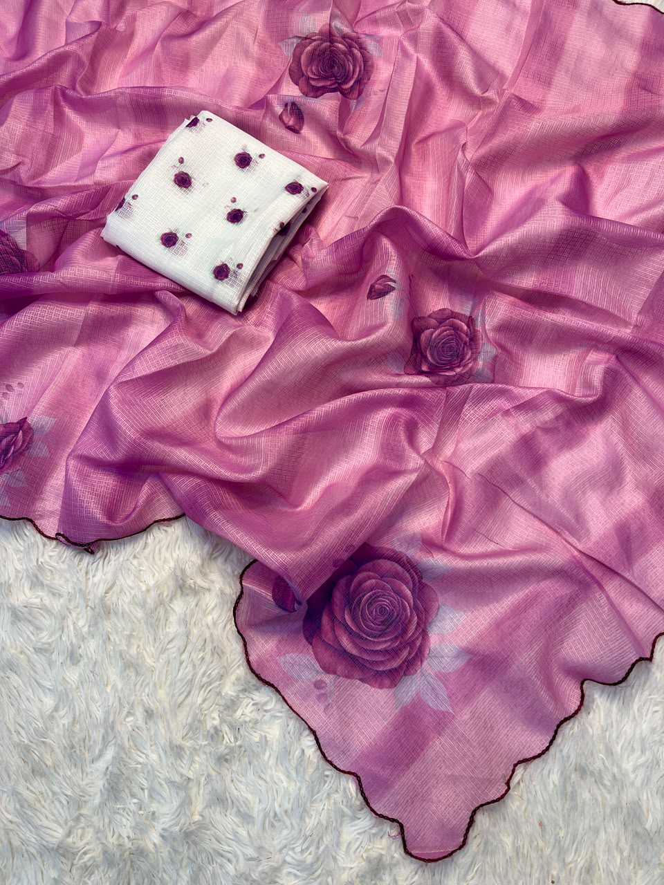 Kota Silk Printed Saree
