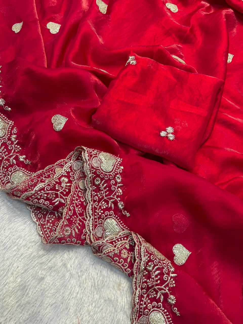 Space Silk Designer Saree
