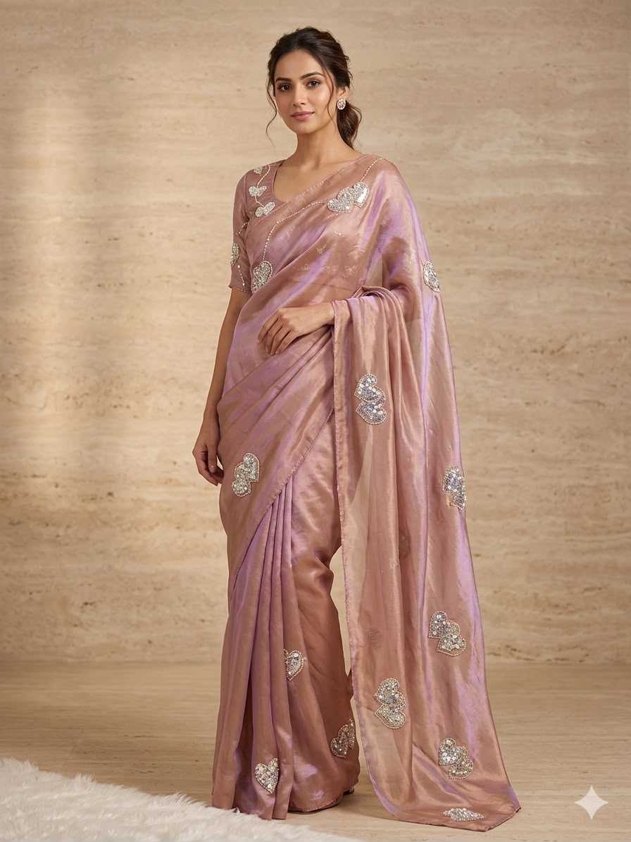 Space Silk Handloom Saree