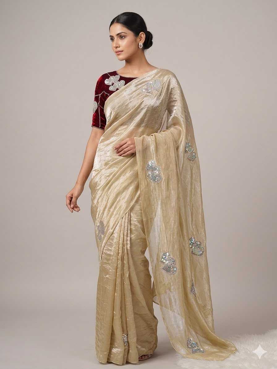Space Silk Handloom Saree