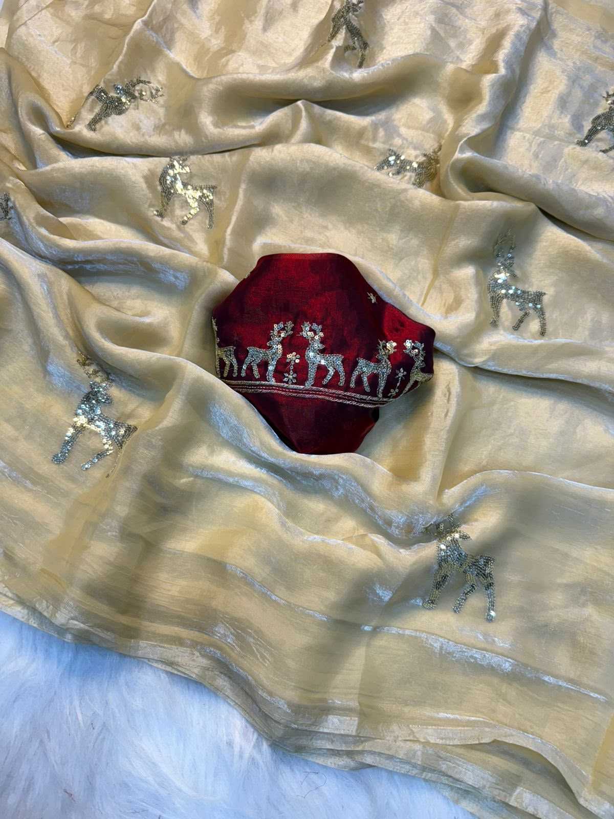 Space Silk Soft Saree