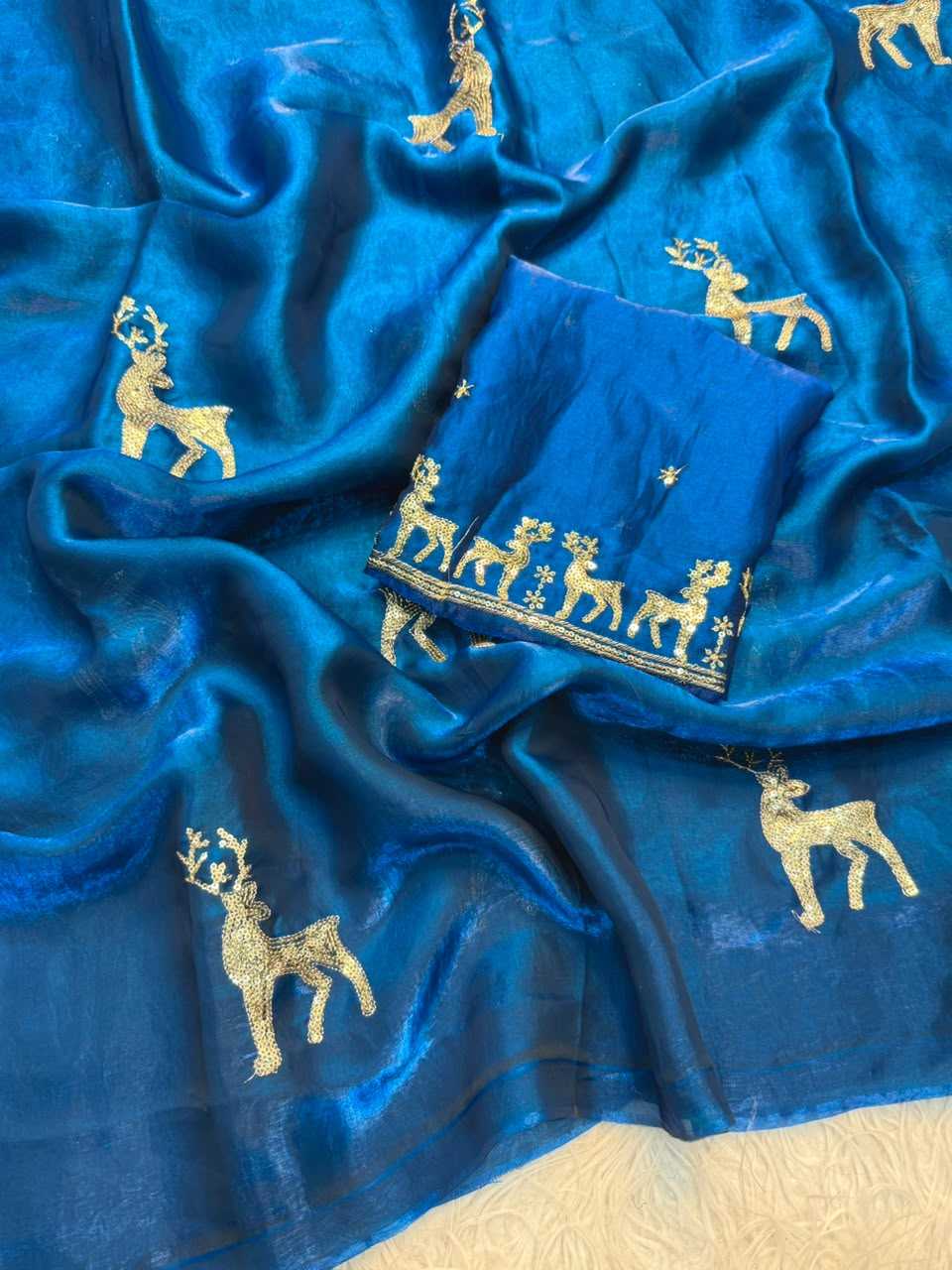 Space Silk Soft Saree