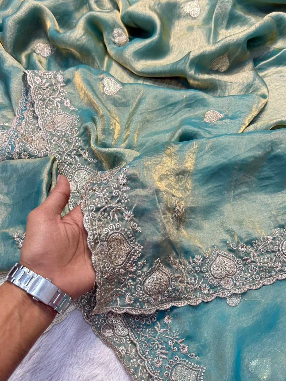 Dhanvini Space Silk Designer Saree