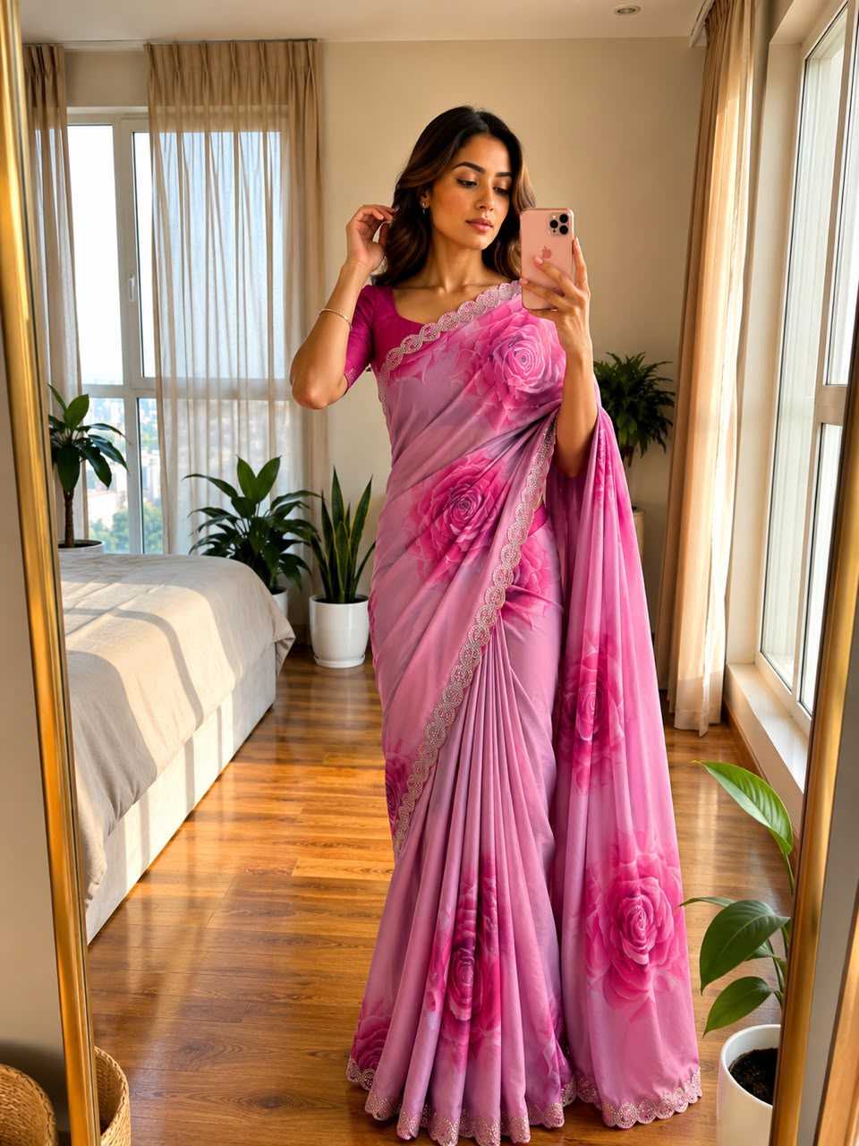Gauravani Pure Silk Party Wear Saree