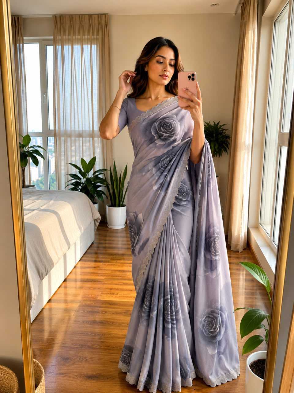 Gauravani Pure Silk Party Wear Saree