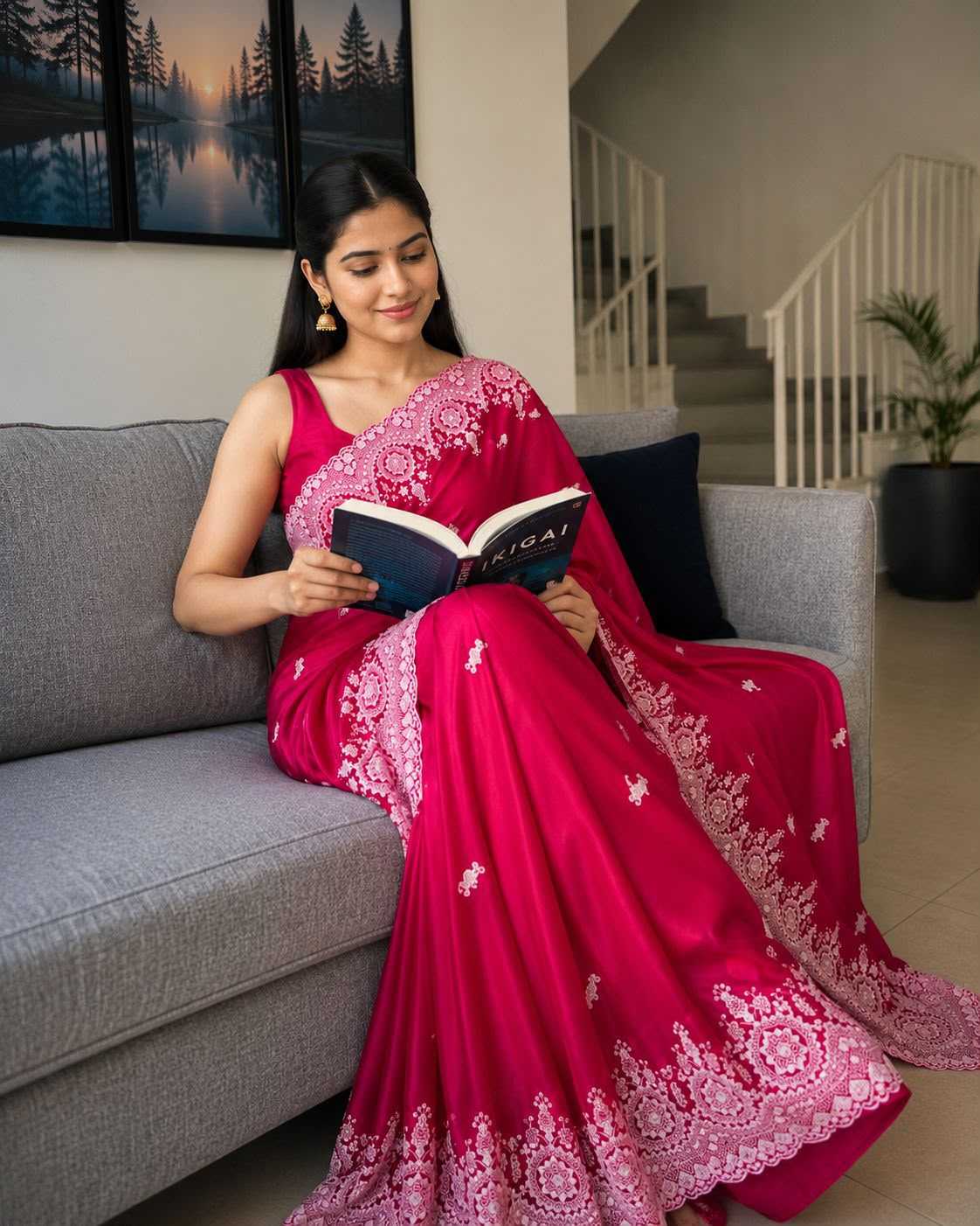 Party Wear Silk Saree