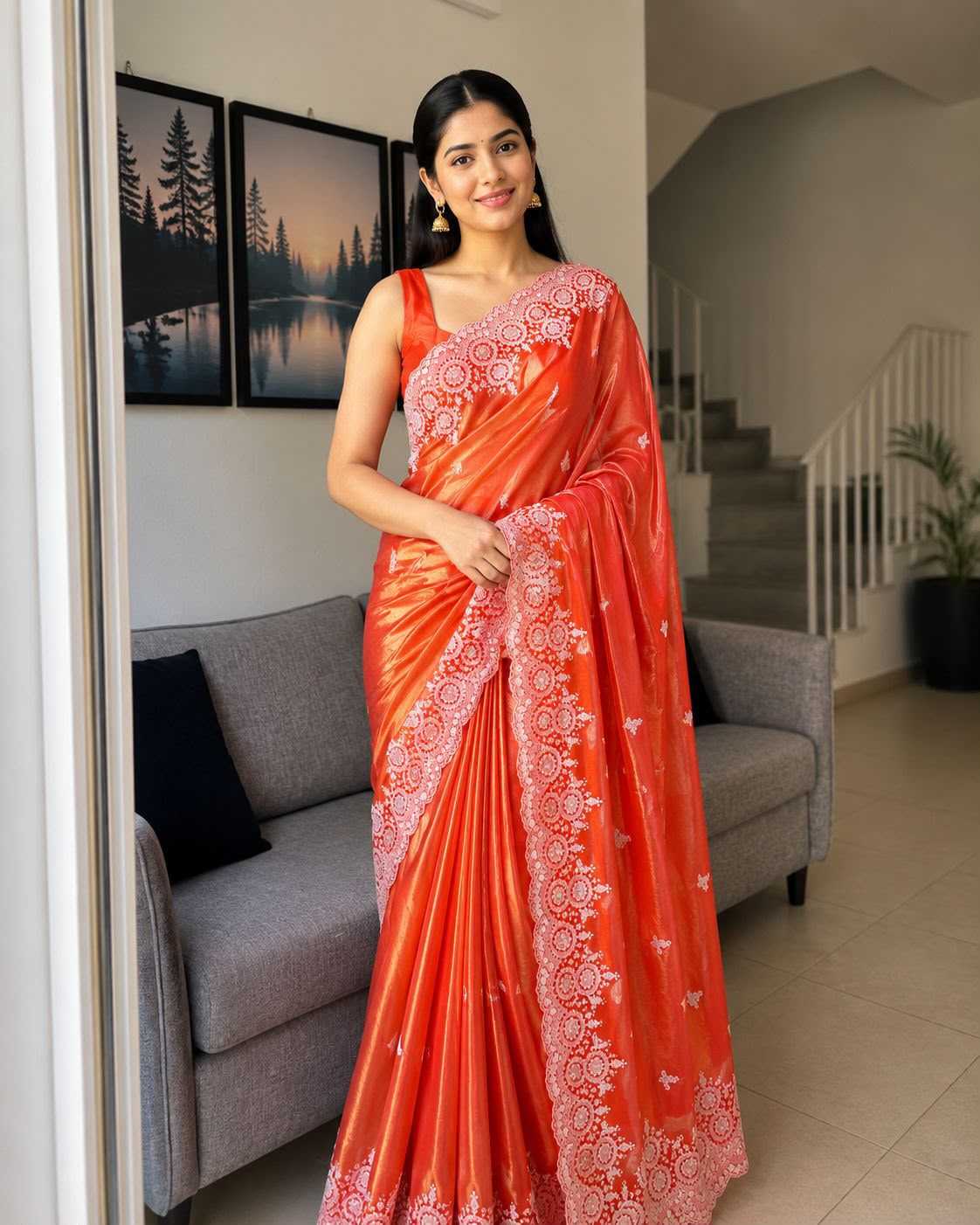 Party Wear Silk Saree