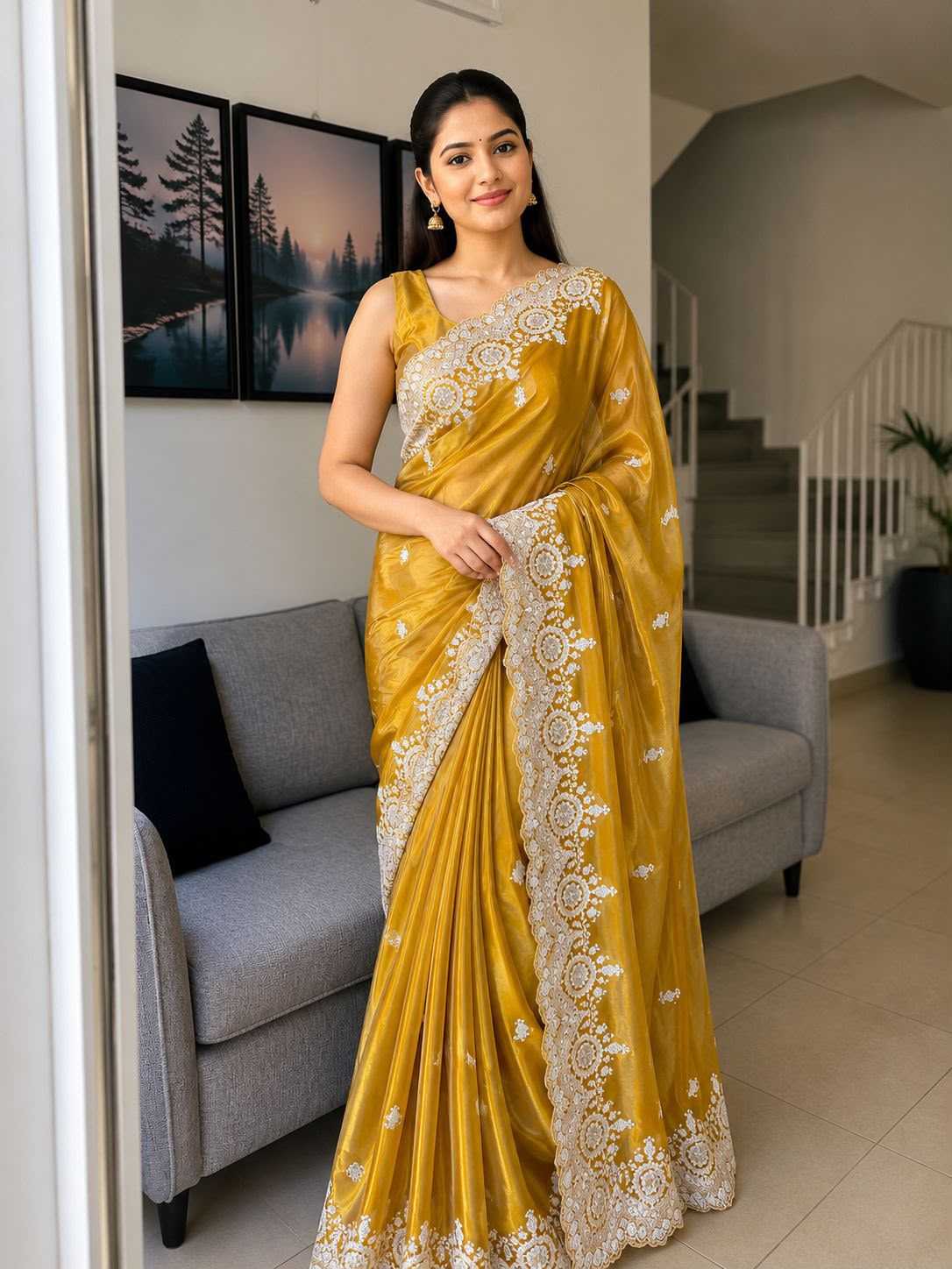 Party Wear Silk Saree