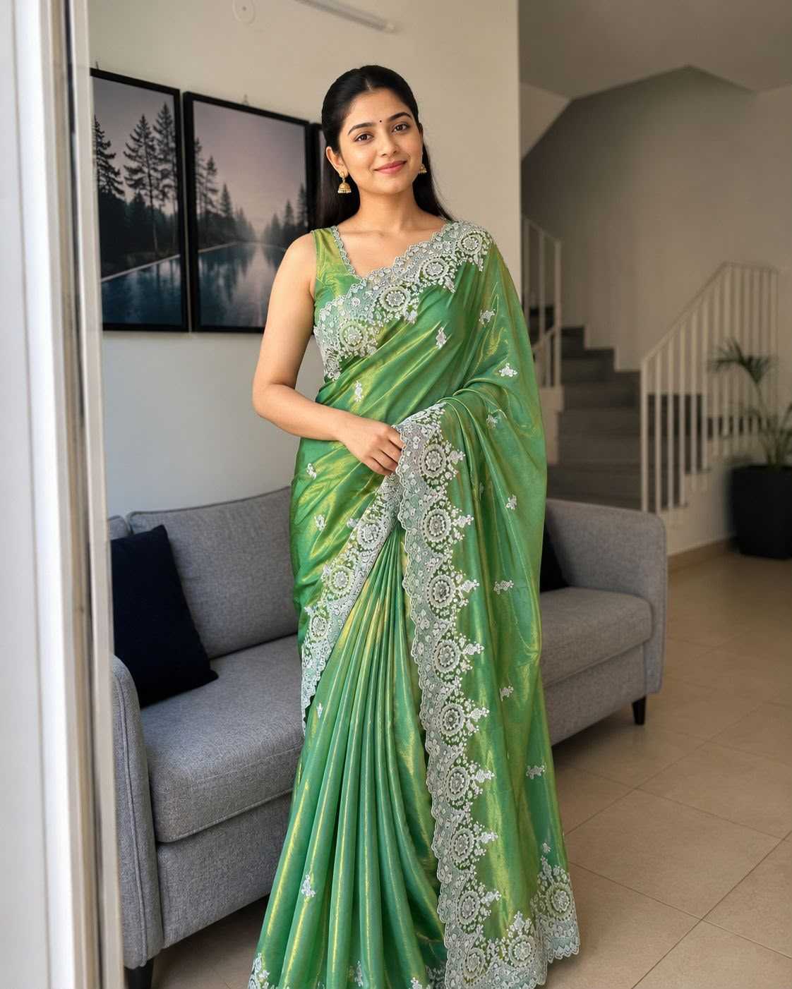 Party Wear Silk Saree