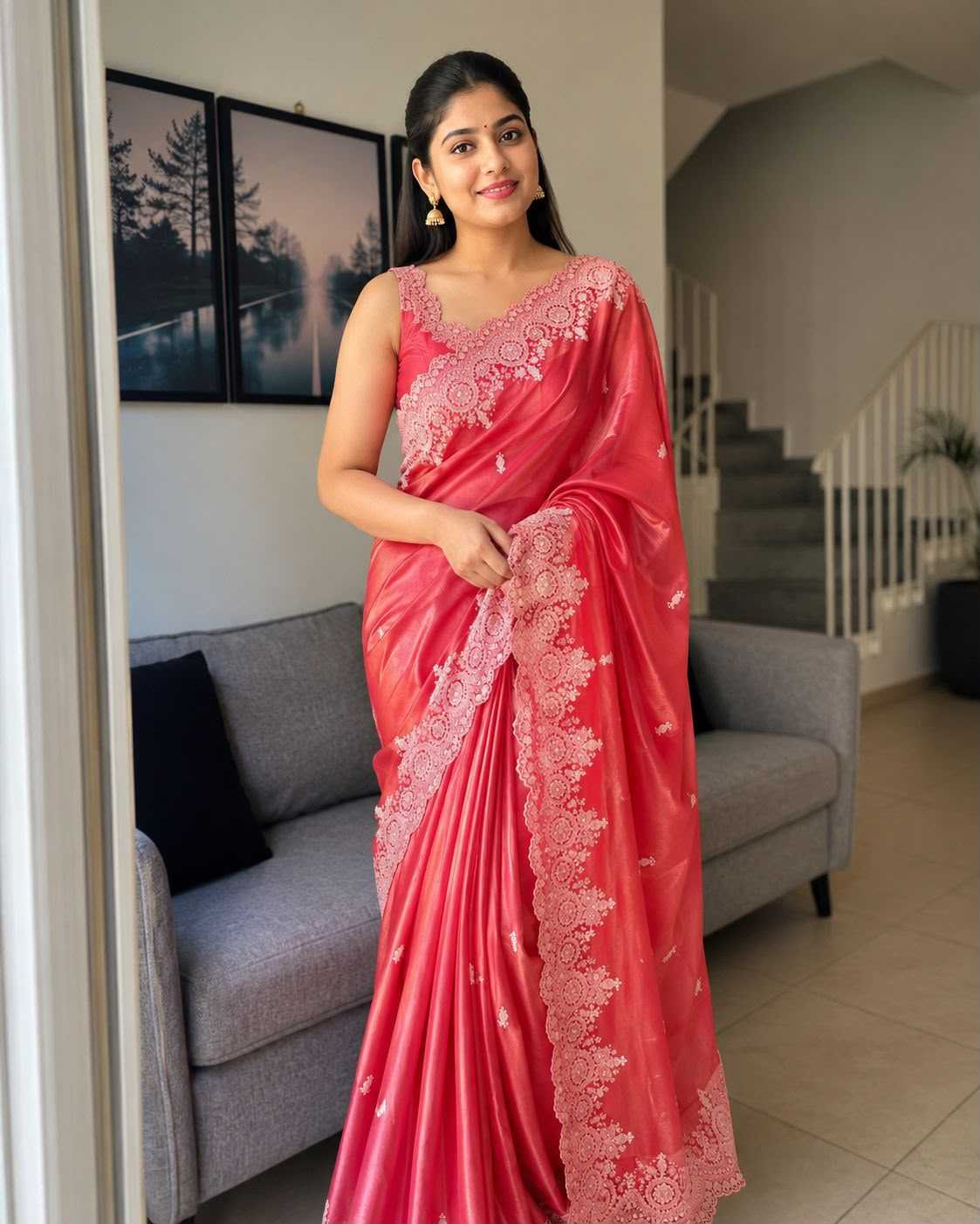 Party Wear Silk Saree