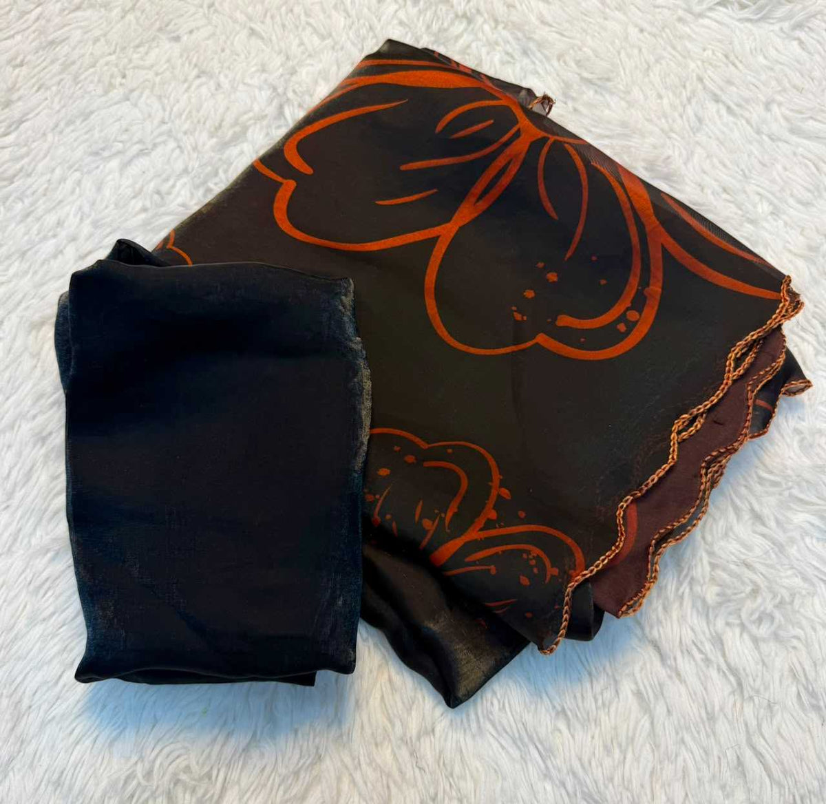 Pranvitha Space Silk Printed Saree