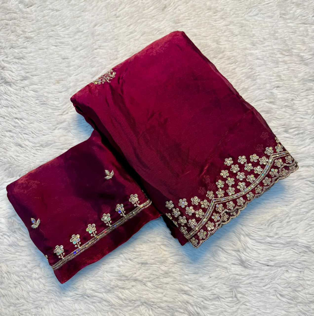 Space Silk Traditional Saree