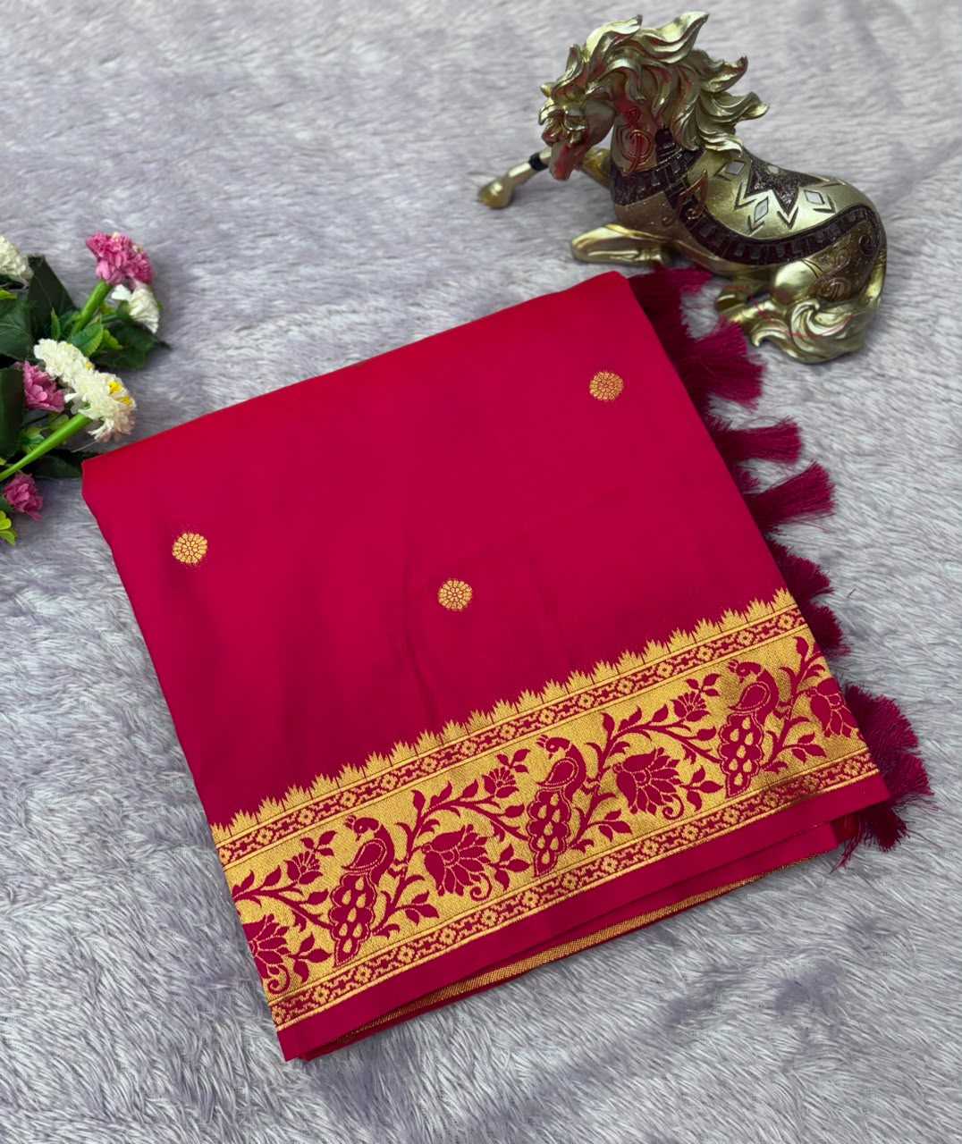 Axali Paithani Silk Saree