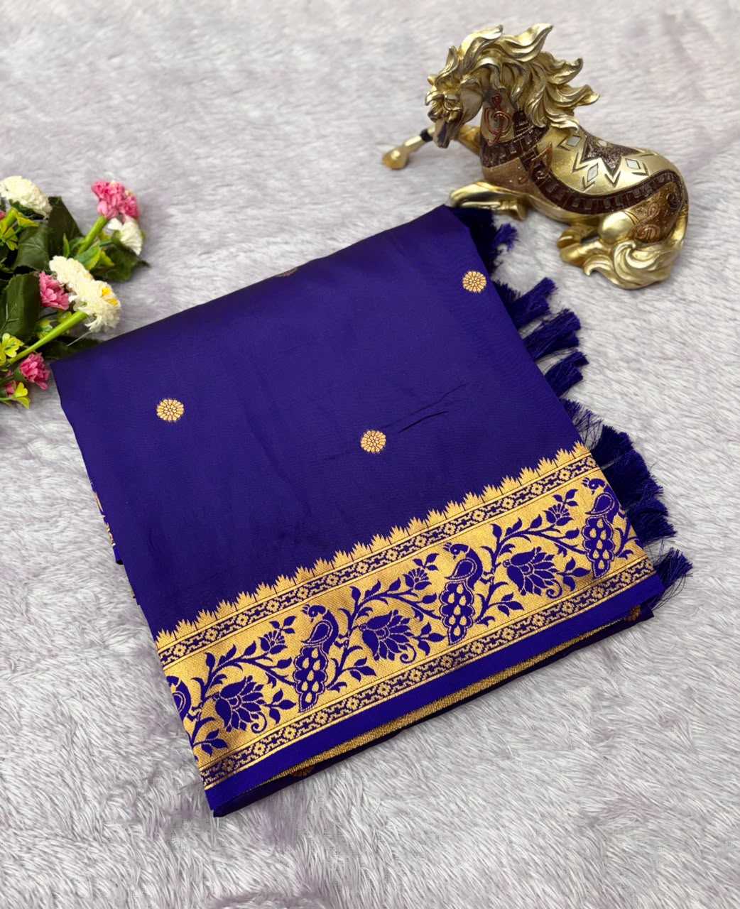 Axali Paithani Silk Saree