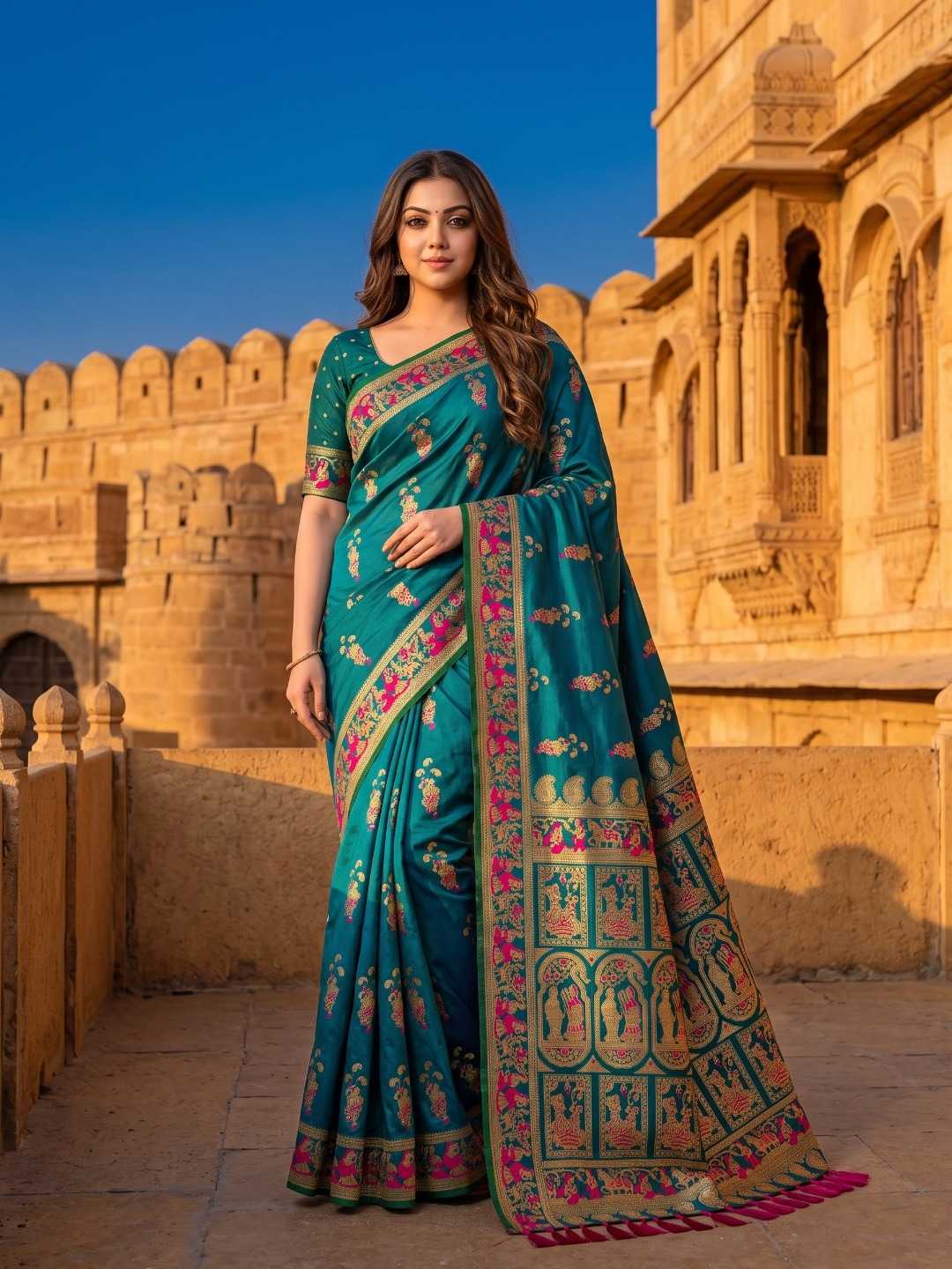 Baluchari Silk Soft Saree