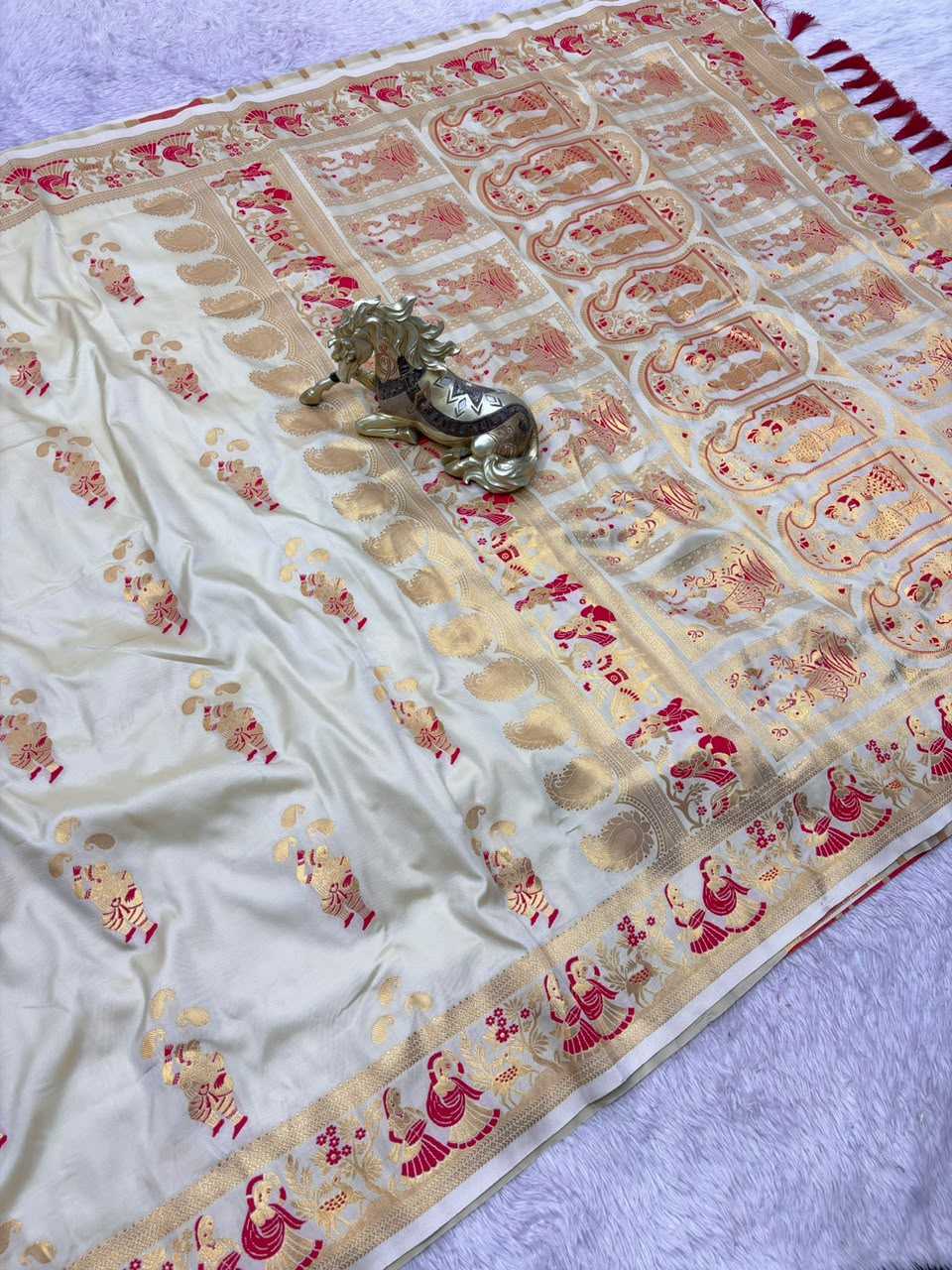 Baluchari Soft Silk Saree