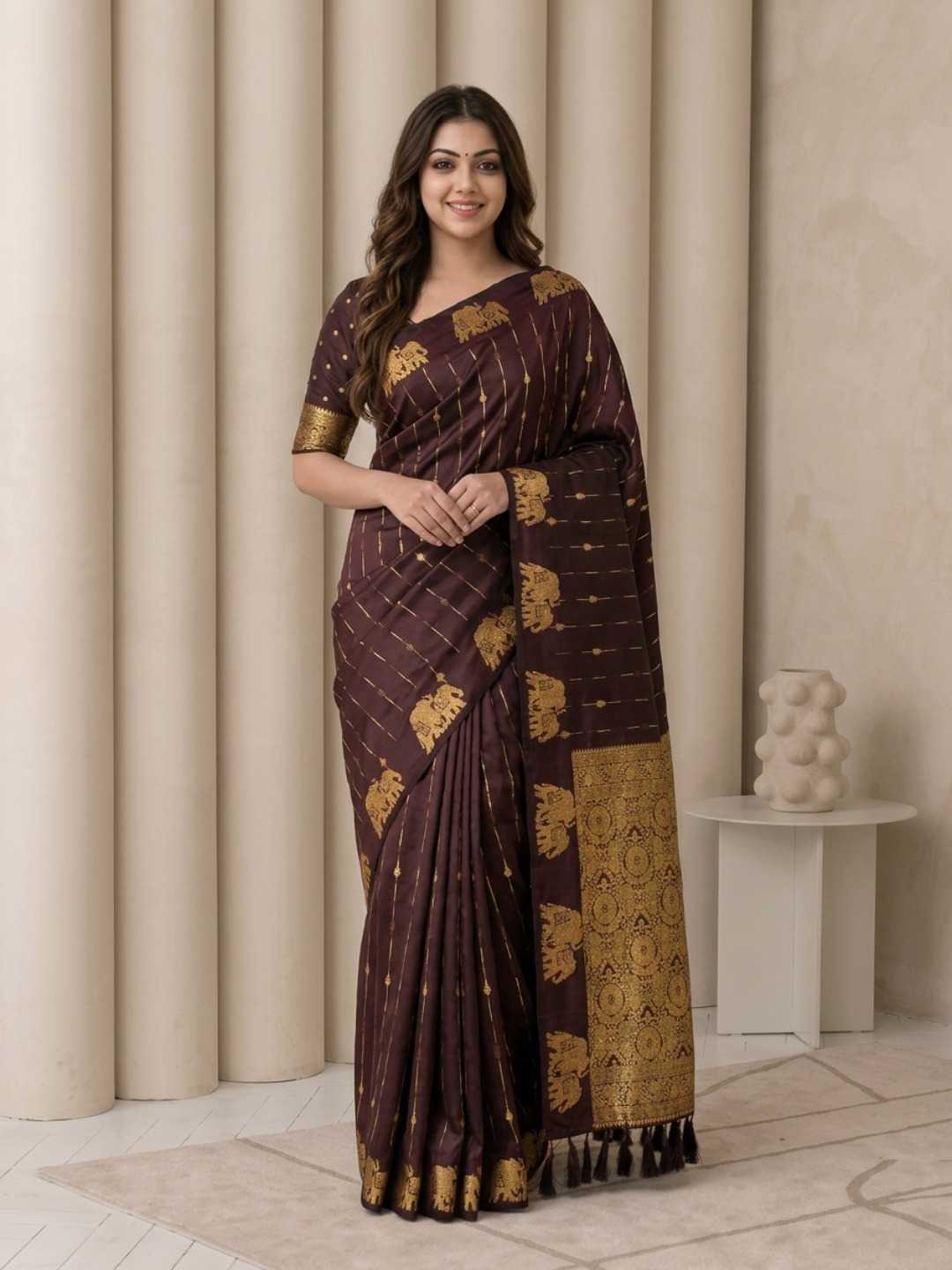 Gajraj Soft Silk Saree
