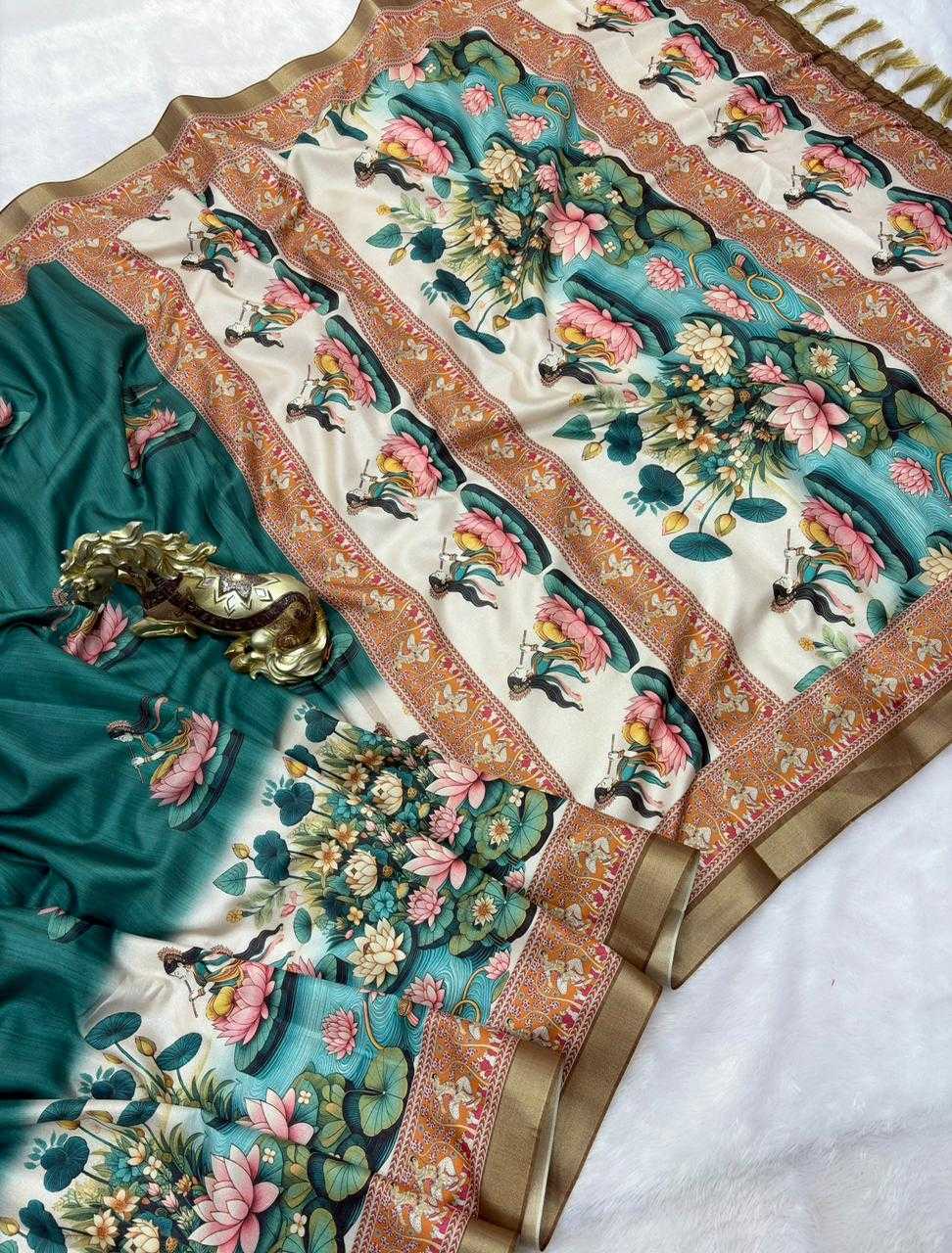 Kalamkari Soft Silk Saree
