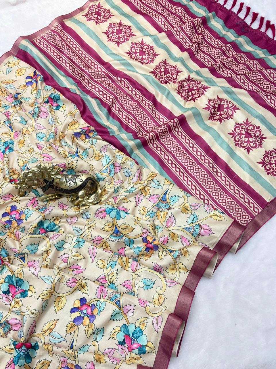 Kalamkari Soft Silk Saree