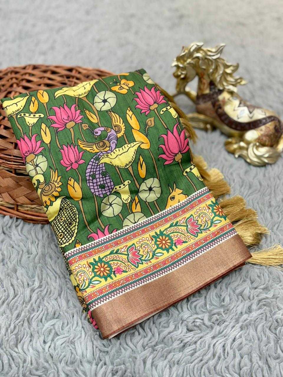 Kalamkari Soft Silk Saree