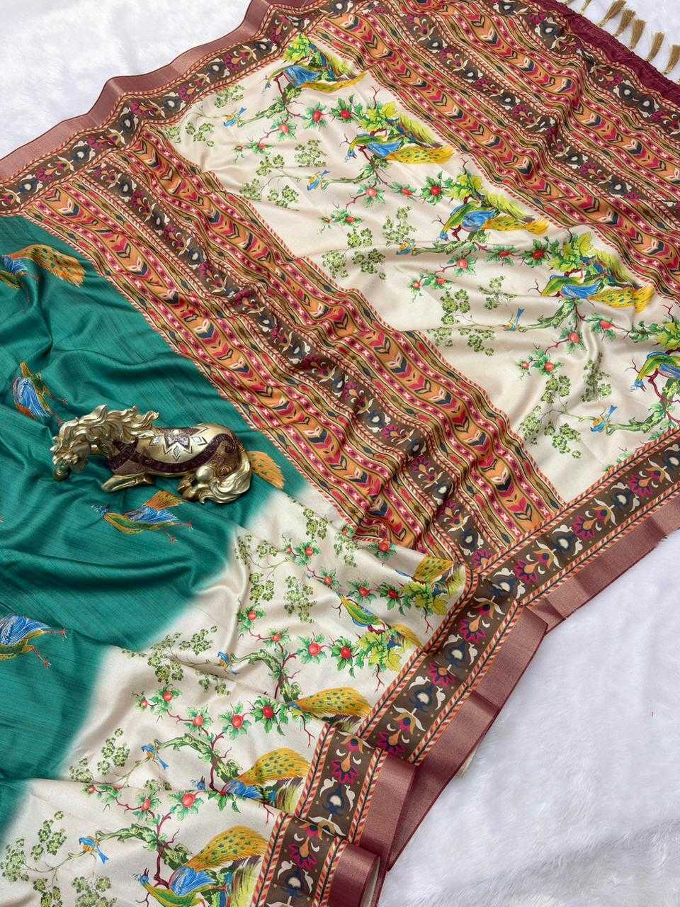 Kalamkari Soft Silk Saree