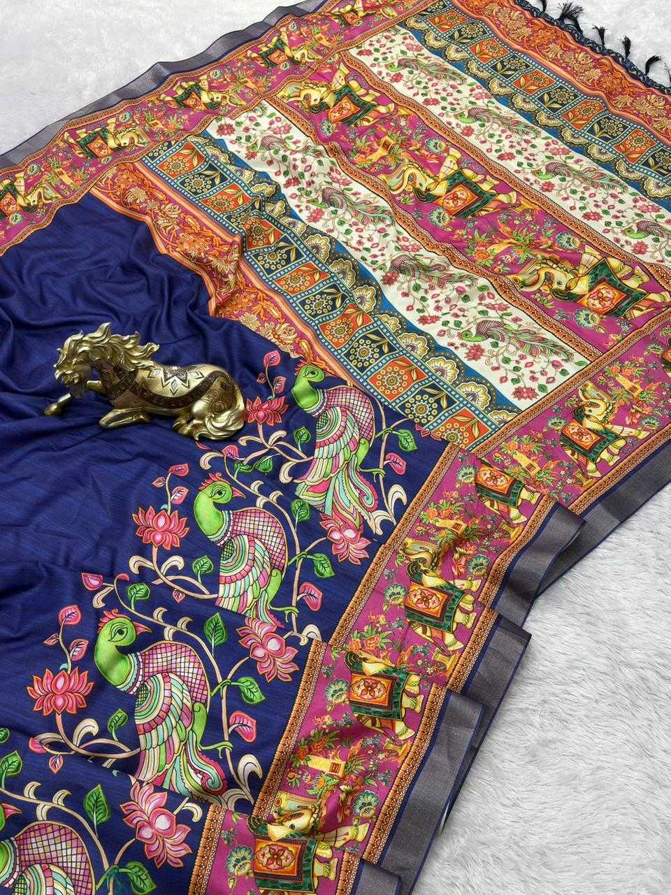 Printed Silk Saree