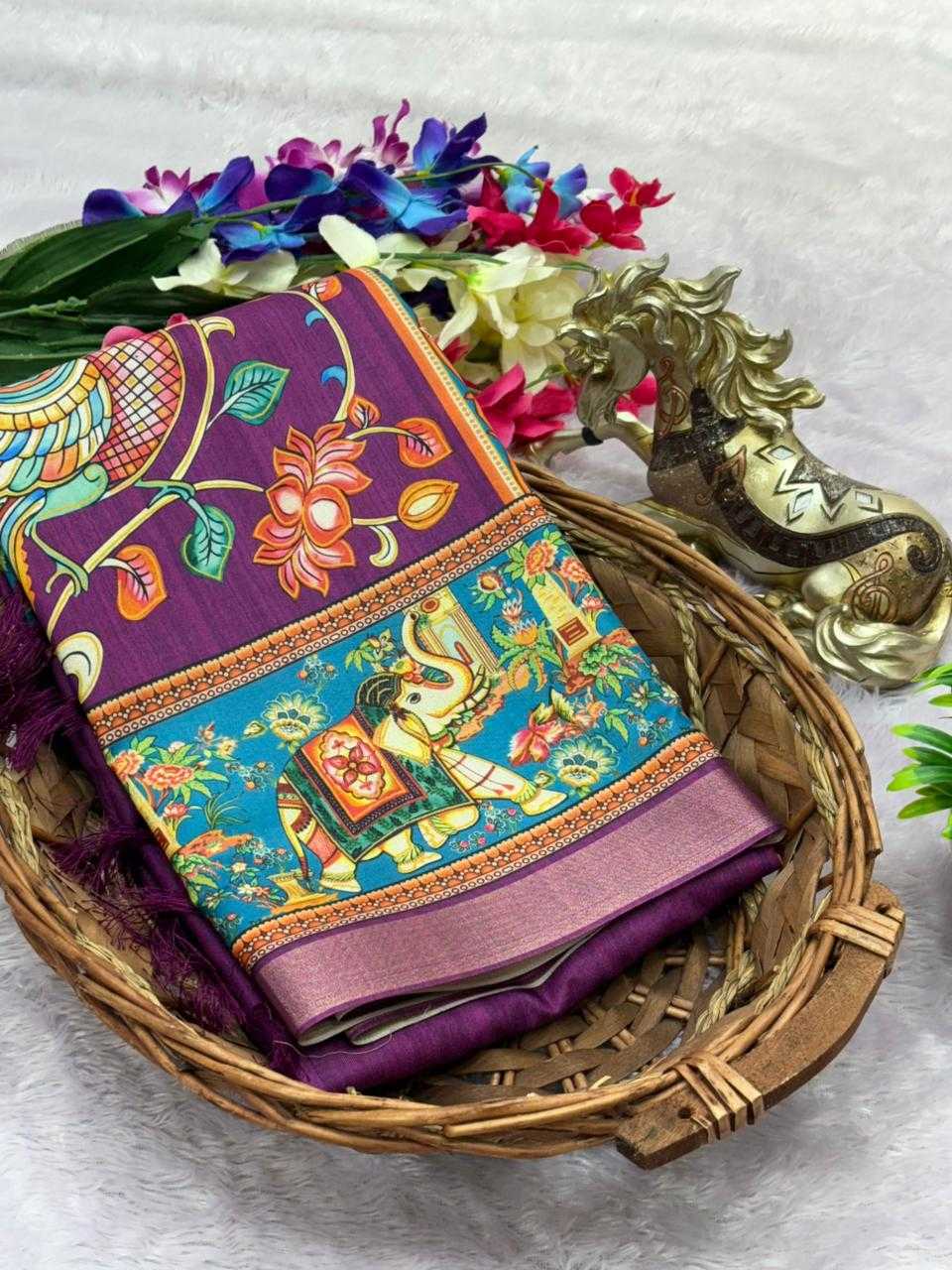 Printed Silk Saree
