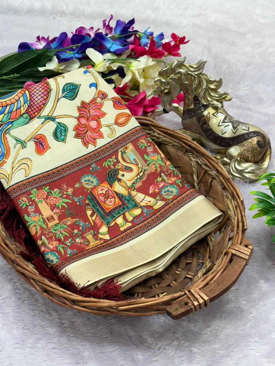 Printed Silk Saree