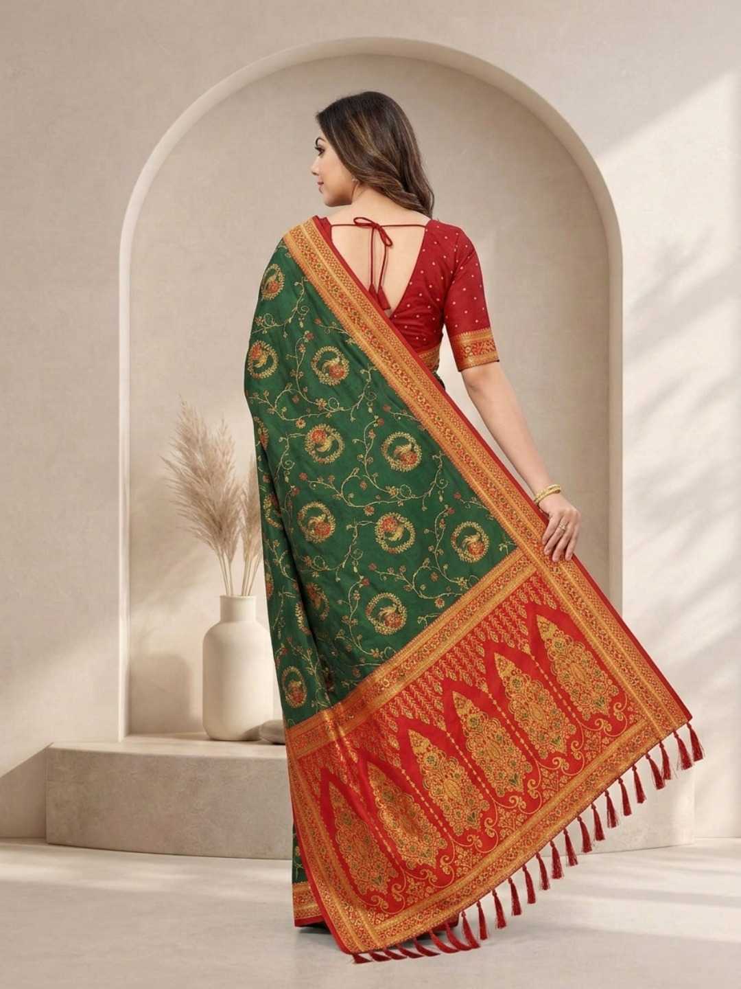 Mansi Banarasi Soft Silk Saree