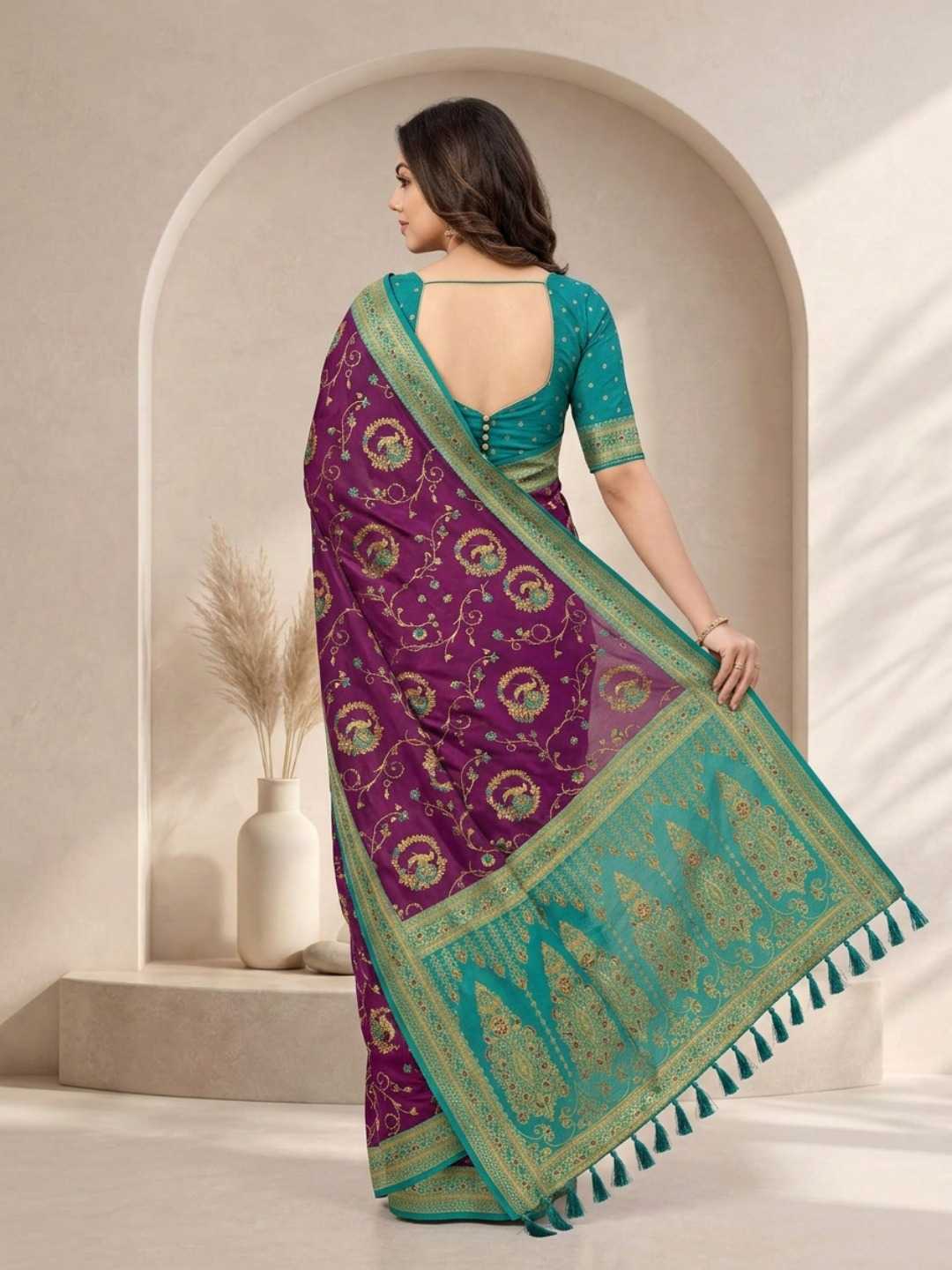 Mansi Banarasi Soft Silk Saree